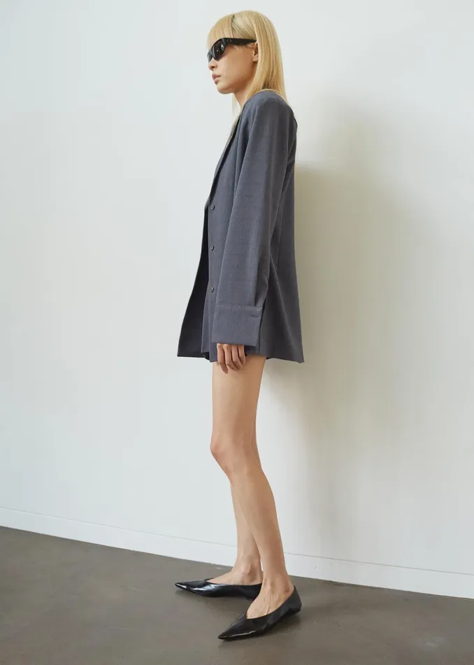 Chappell Padded Blazer 8211 Grey Women The Frankie Shop Clothing