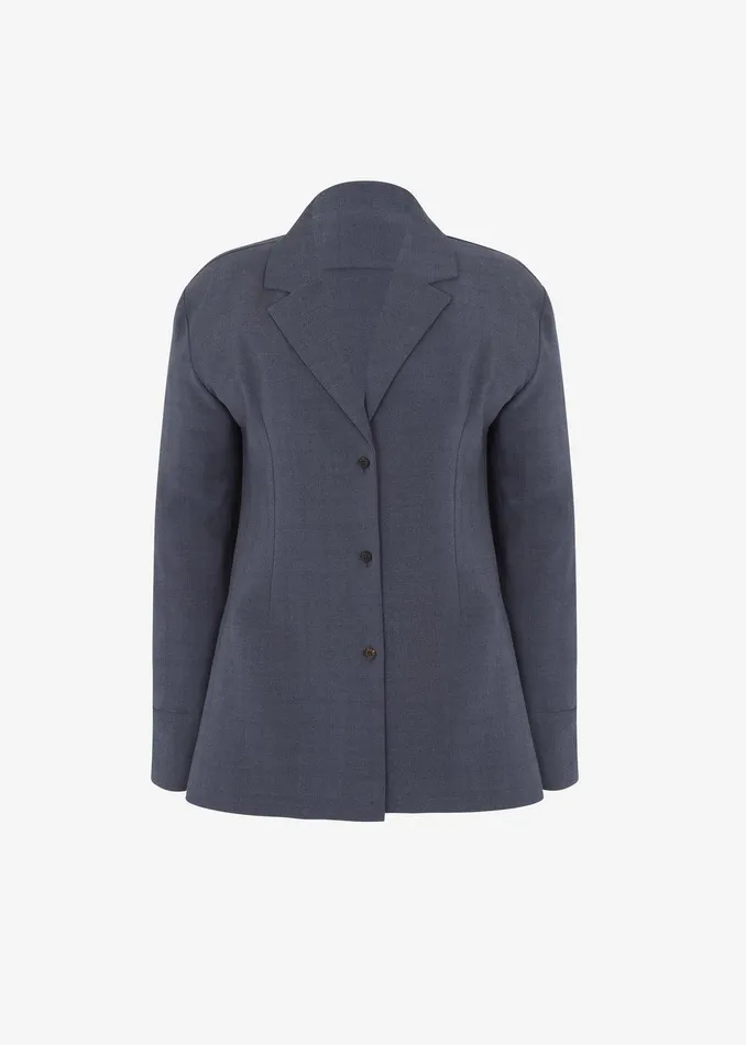 Chappell Padded Blazer 8211 Grey Women The Frankie Shop Clothing