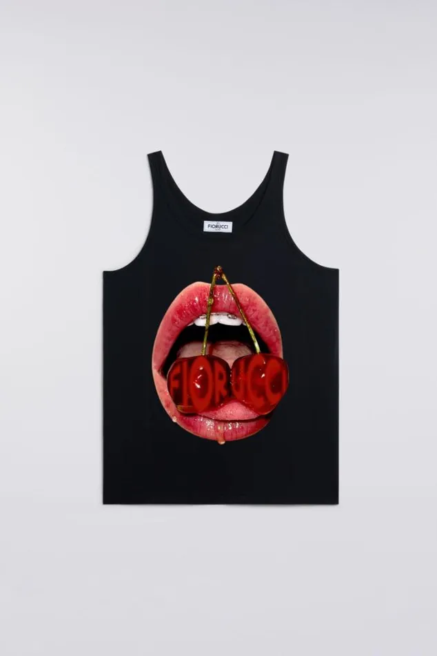 Cherries Graphic Mini Dress Black Black Women Fiorucci Cherries Graphic Mini Dress Black Black Women Fiorucci