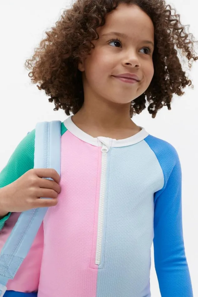 Child Colourblock Rashsuit Multi Seed Heritage Swimwear