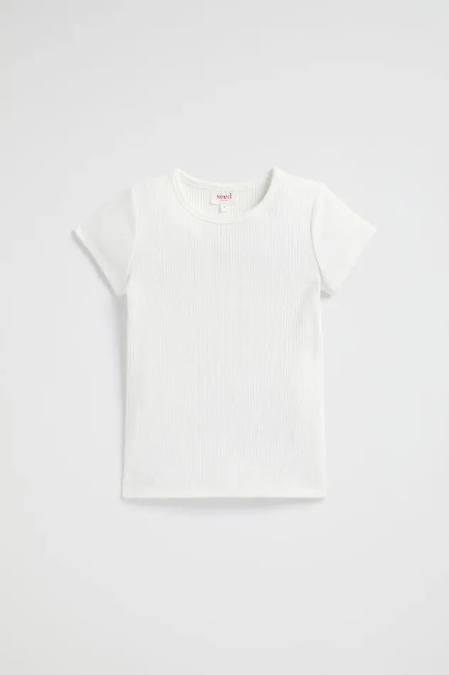 Child Core Rib Tee Canvas Seed Heritage TShirts and Tops