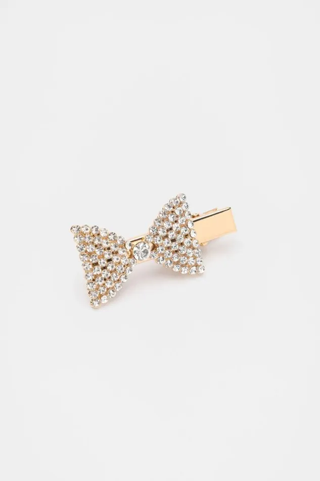 Child Diamante Bow Duck Clip Multi Seed Heritage Hair Accessories