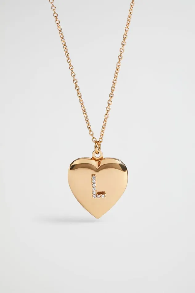 Child Diamante Initial Locket L Seed Heritage Jewellery