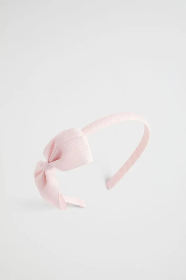 Child Grosgrain Bow Alice Band Dusty Rose Seed Heritage Hair Accessories