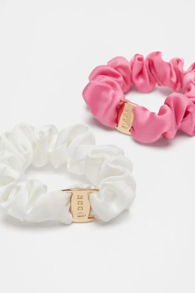Child Heritage Scrunchie 2 Pack Candy Pink Seed Heritage Hair Accessories