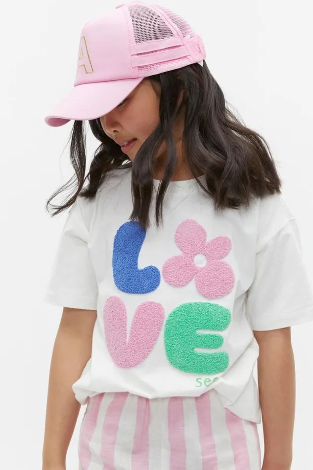 Child Initial Embroidered Cap L Seed Heritage The AZ Of Initials