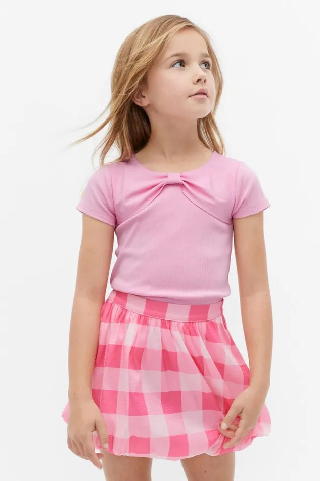 Child Party Rib Tee Candy Pink Seed Heritage TShirts and Tops