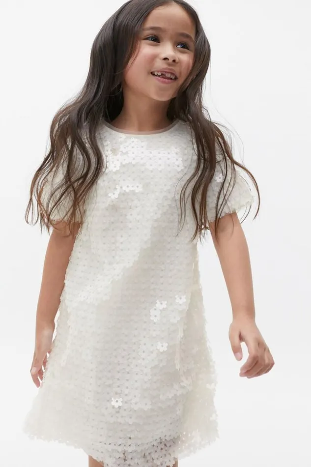 Child Sequin Shift Dress Canvas Seed Heritage Dresses