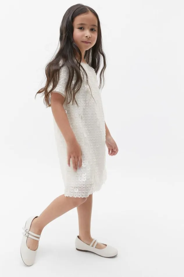 Child Sequin Shift Dress Canvas Seed Heritage Dresses
