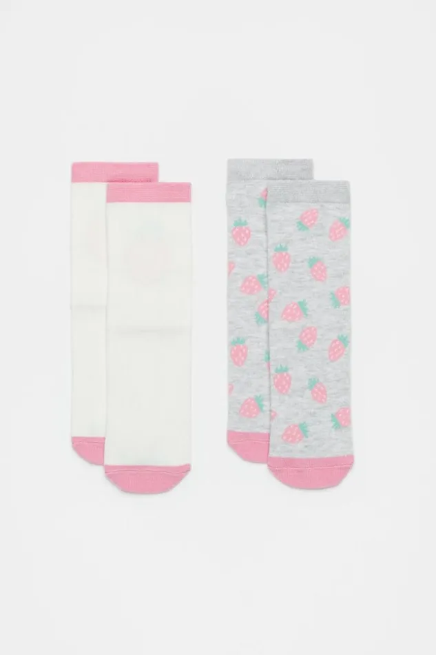 Child Strawberry Sock 2 Pack Multi Seed Heritage Socks