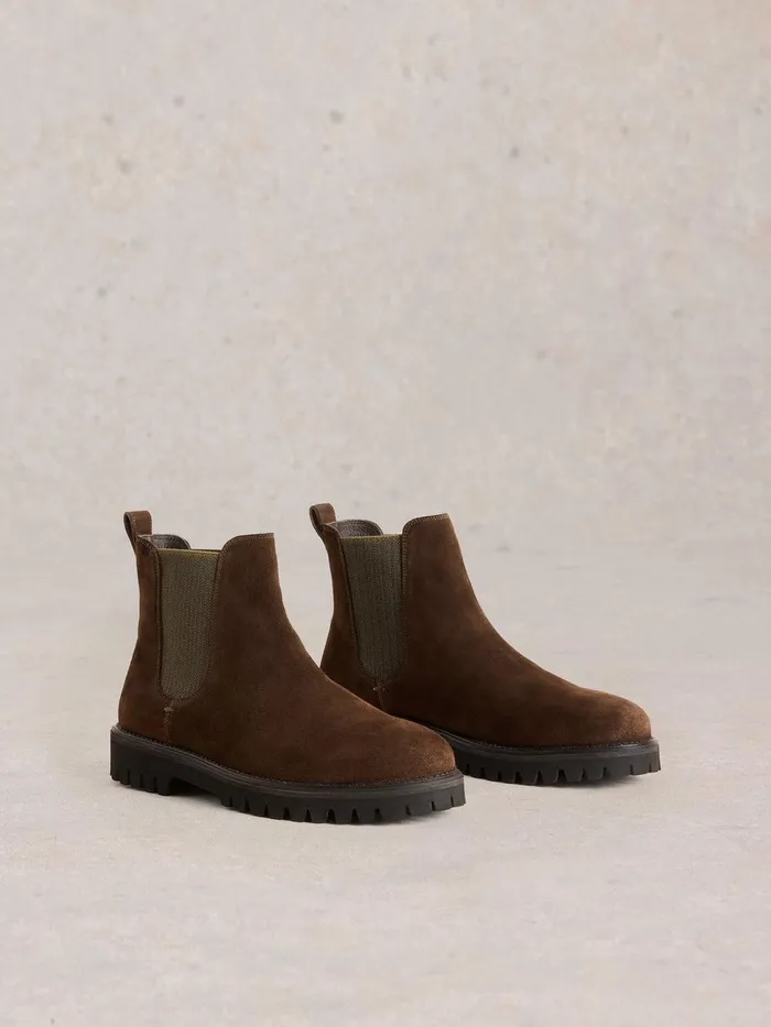 Chunky Chelsea Suede Boot Dark Brown Men White Stuff Boots Chunky Chelsea Suede Boot Dark Brown Men White Stuff Boots