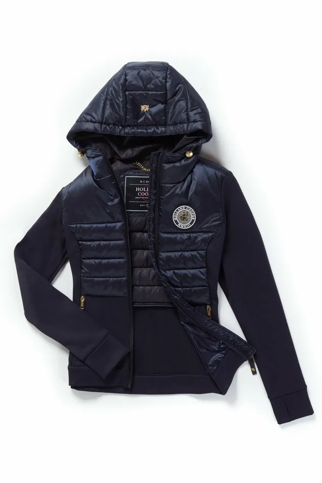 Coats and Jackets Womens Hybrid Shell Jacket Ink Navy Holland Cooper Coats and Jackets Womens Hybrid Shell Jacket Ink Navy Holland Cooper
