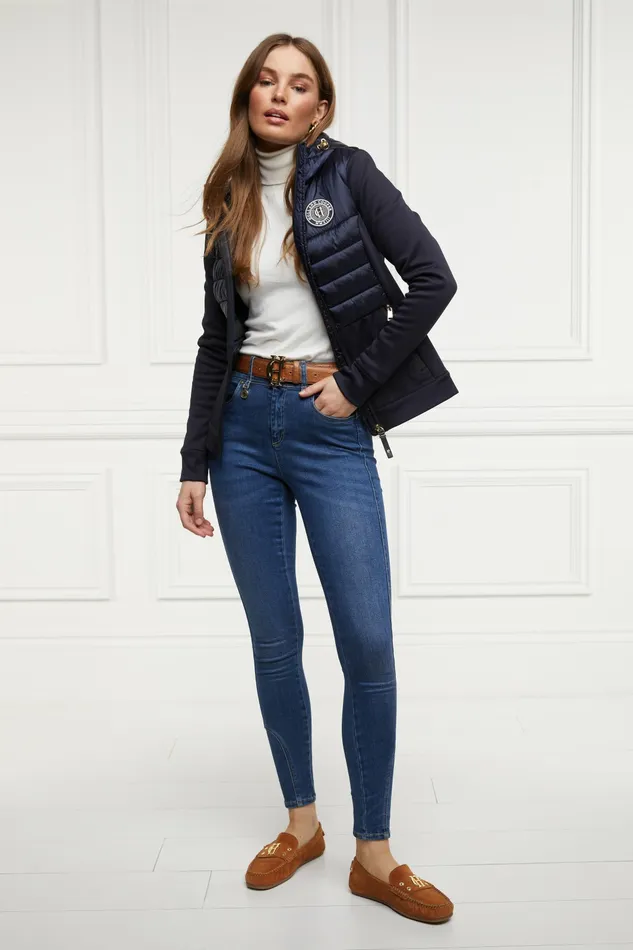 Coats and Jackets Womens Hybrid Shell Jacket Ink Navy Holland Cooper Coats and Jackets Womens Hybrid Shell Jacket Ink Navy Holland Cooper