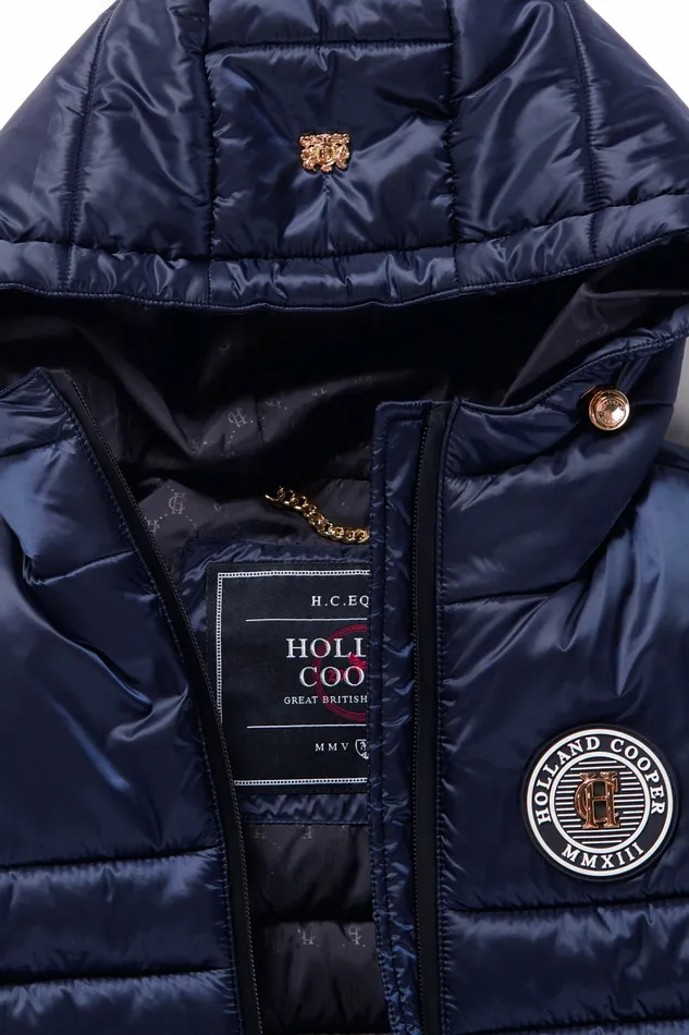 Coats and Jackets Womens Hybrid Shell Jacket Ink Navy Holland Cooper Coats and Jackets Womens Hybrid Shell Jacket Ink Navy Holland Cooper