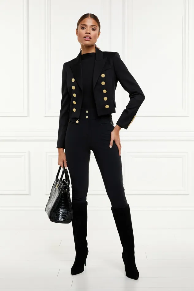 Contour Trouser Black Womens Trousers Holland Cooper Contour Trouser Black Womens Trousers Holland Cooper