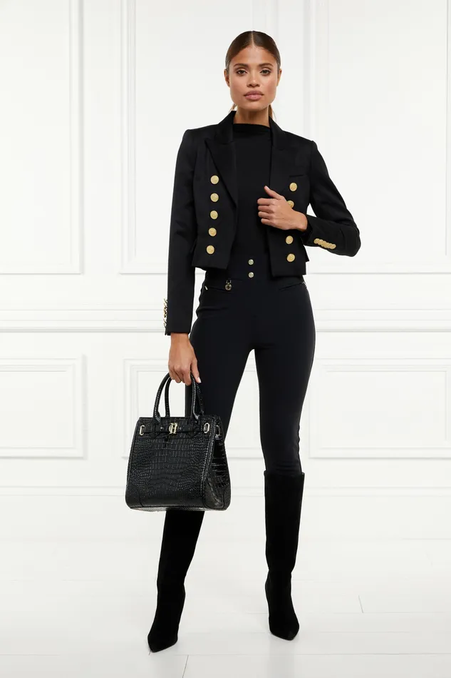 Contour Trouser Black Womens Trousers Holland Cooper Contour Trouser Black Womens Trousers Holland Cooper