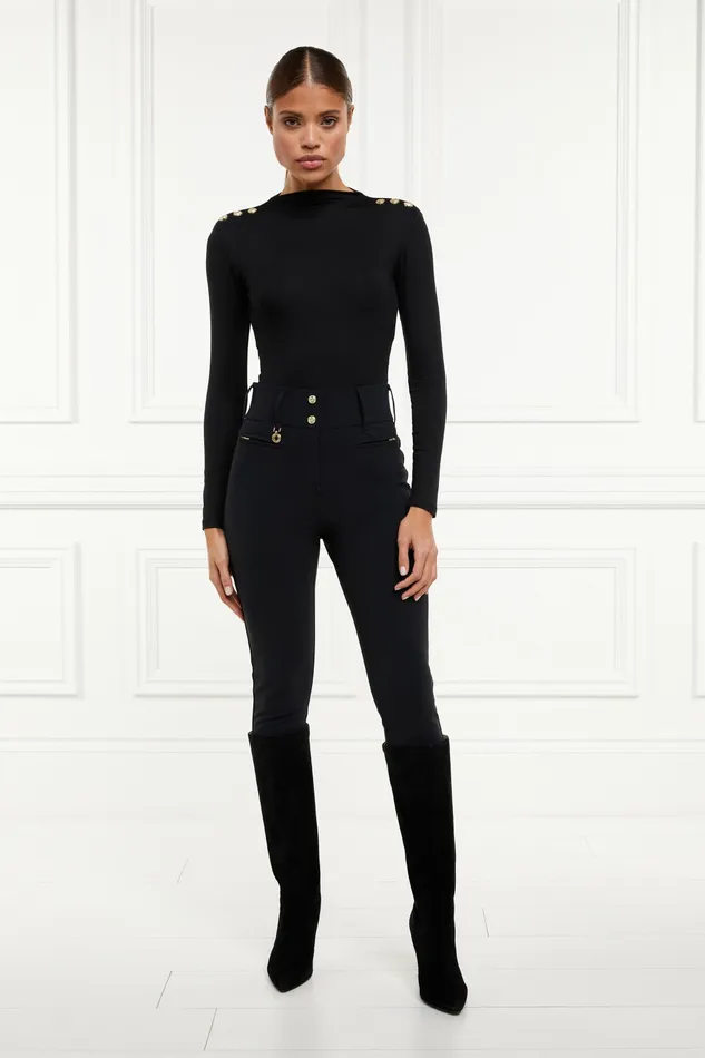 Contour Trouser Black Womens Trousers Holland Cooper Contour Trouser Black Womens Trousers Holland Cooper