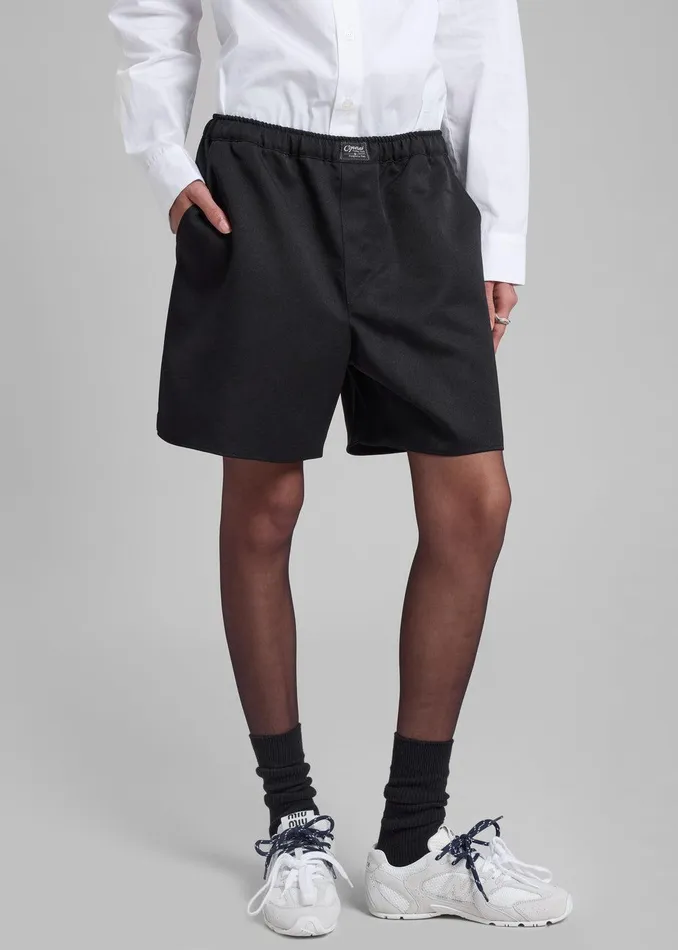 Coperni Boxer Shorts 8211 Black Women The Frankie Shop Clothing