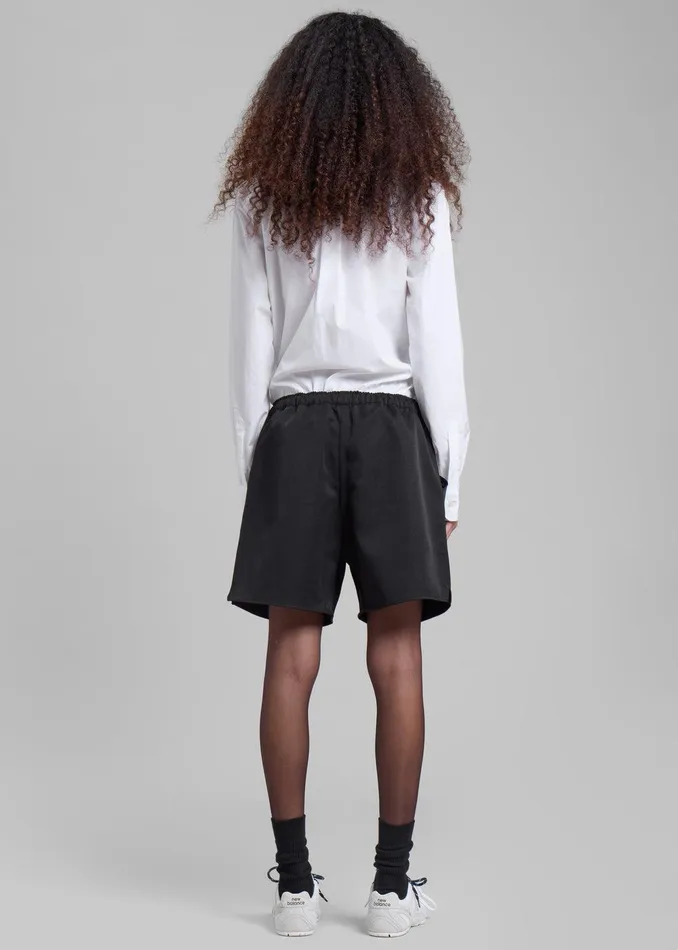 Coperni Boxer Shorts 8211 Black Women The Frankie Shop Clothing