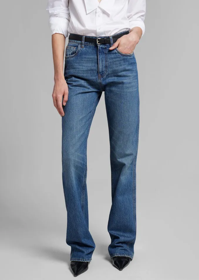 Coperni Straight Leg Denim Pants 8211 Blue Women The Frankie Shop Clothing