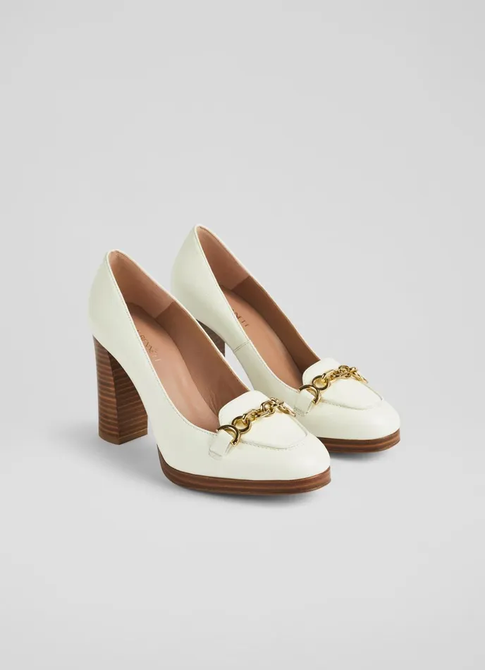 Court Shoes Women LKBennett Attley Cream Grainy Leather Platform Loafers Ecru Court Shoes Women LKBennett Attley Cream Grainy Leather Platform Loafers Ecru