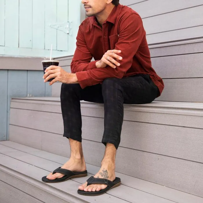 Cushion Lux Brown Men Reef Sandals
