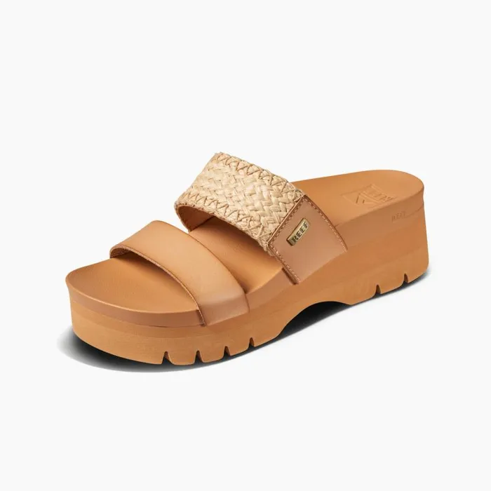 Cushion Vista Higher Natural Raffia Women Reef Sandals