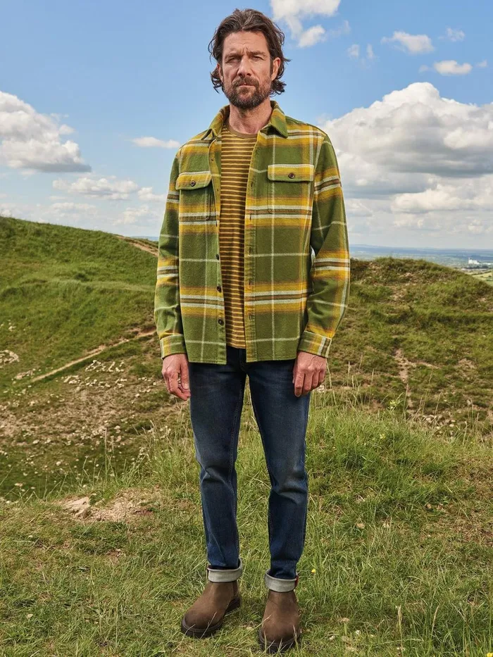 Darwen Check Woven Overshirt Green Multi Men White Stuff Shirts Darwen Check Woven Overshirt Green Multi Men White Stuff Shirts