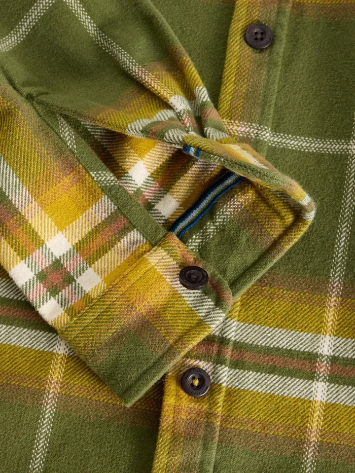 Darwen Check Woven Overshirt Green Multi Men White Stuff Shirts Darwen Check Woven Overshirt Green Multi Men White Stuff Shirts