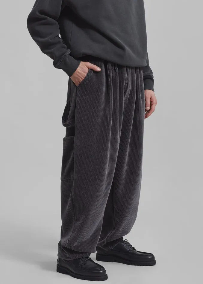 Declan Corduroy Pants 8211 Charcoal Men The Frankie Shop Clothing