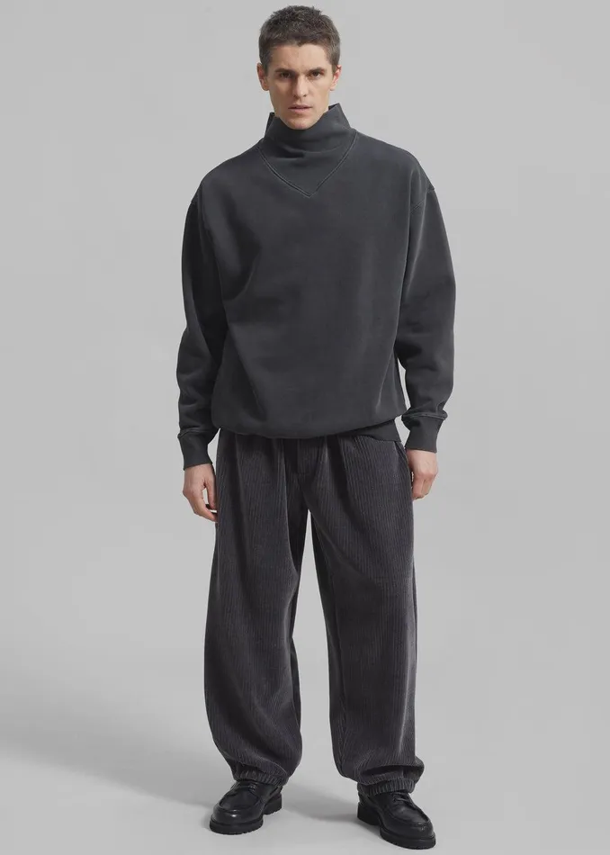 Declan Corduroy Pants 8211 Charcoal Men The Frankie Shop Clothing