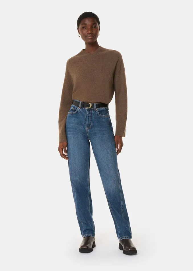 Denim Authentic Tapered Jean Women Whistles Trousers
