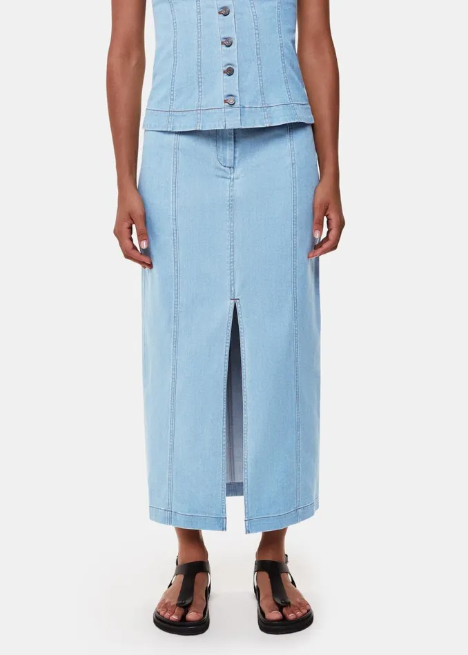 Denim Denim Maxi Skirt Women Whistles Skirts