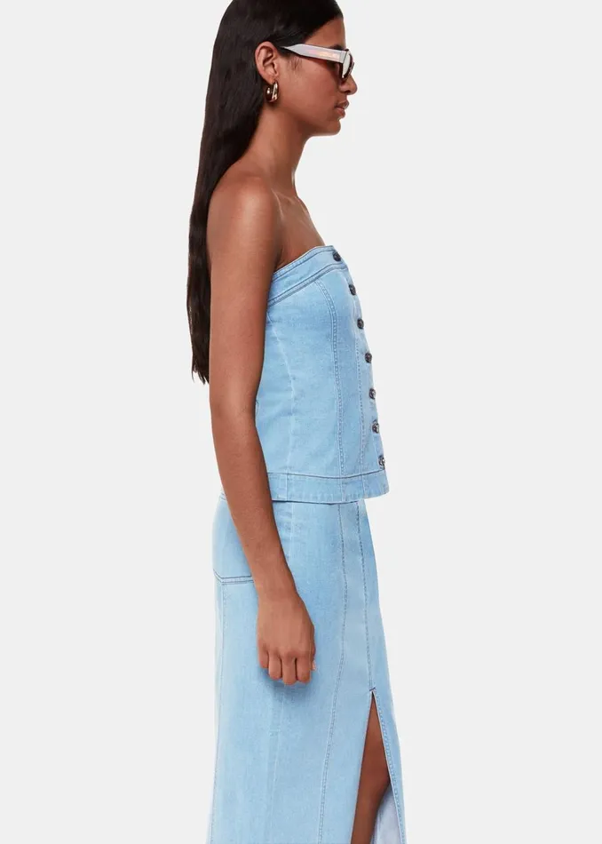 Denim Denim Maxi Skirt Women Whistles Skirts