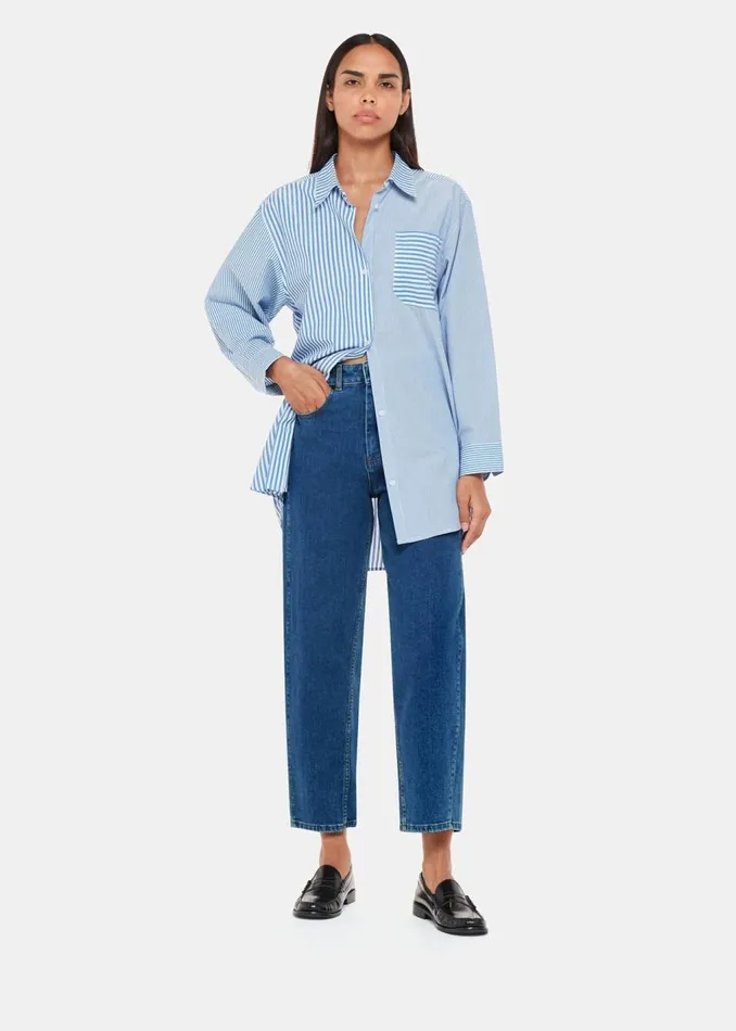 Denim Stretch Barrel Leg Jean WomenKids Whistles Trousers