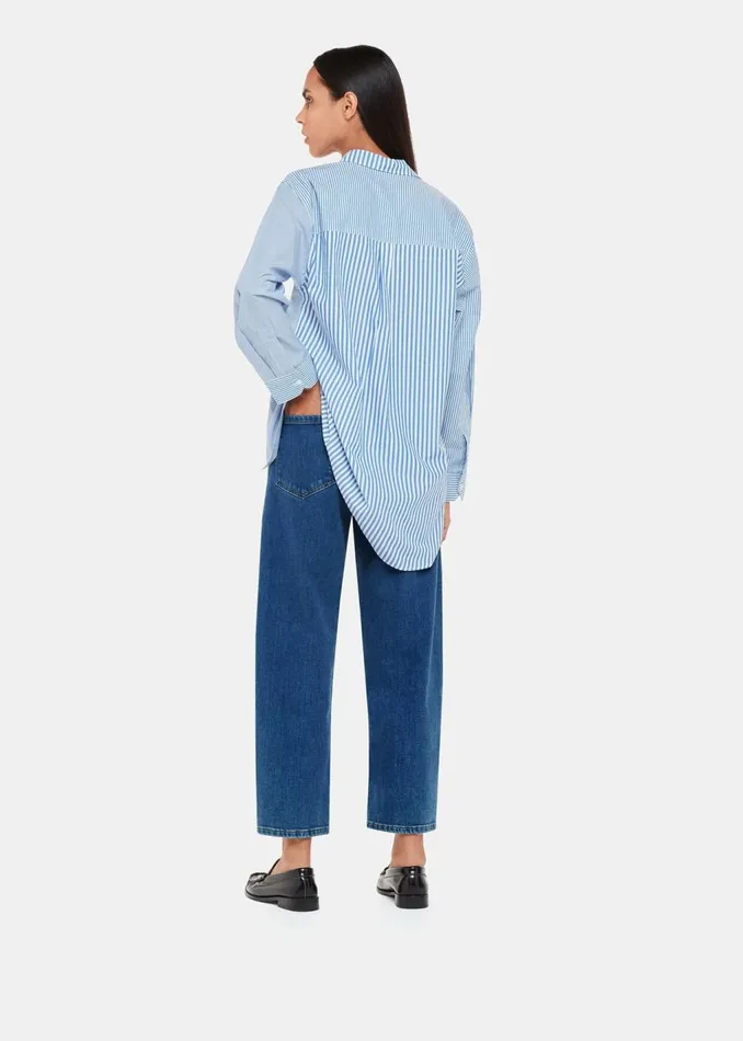 Denim Stretch Barrel Leg Jean WomenKids Whistles Trousers