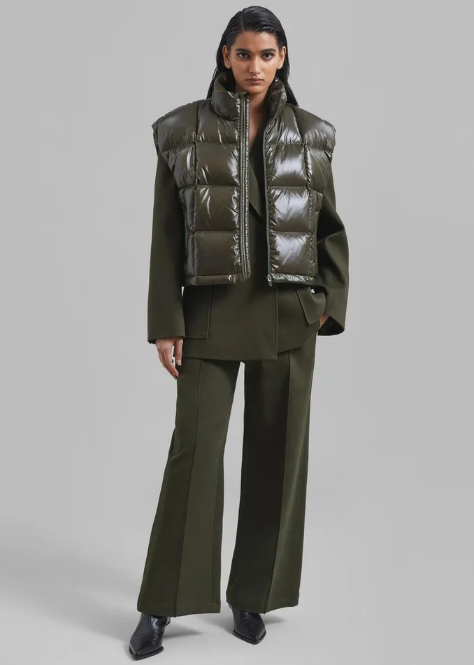 Devon Trousers 8211 Khaki Women The Frankie Shop Clothing