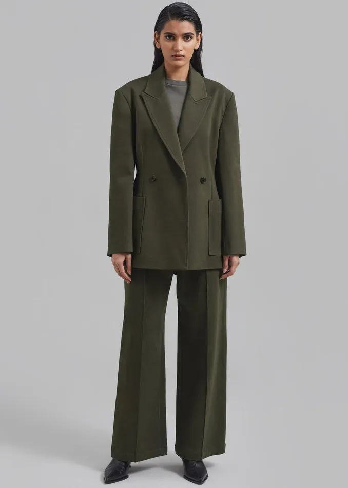 Devon Trousers 8211 Khaki Women The Frankie Shop Clothing