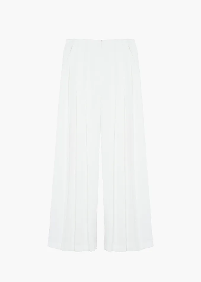 Dillon Pleated Pants 8211 White Women The Frankie Shop Clothing