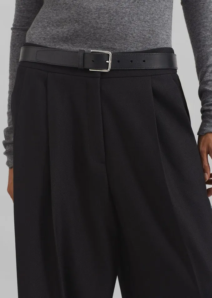 Dina Pleated Trousers 8211 Black Women The Frankie Shop Clothing
