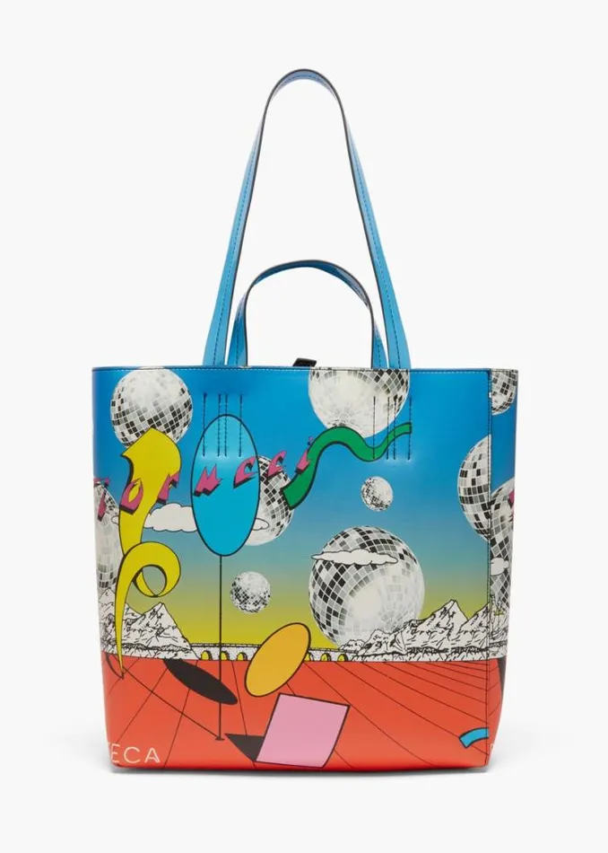 Discoteca Shopper Bag Multi White Accessories Fiorucci