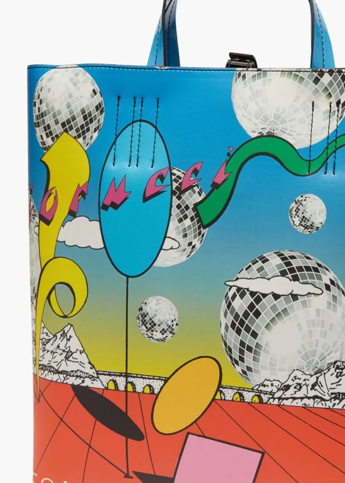 Discoteca Shopper Bag Multi White Accessories Fiorucci Discoteca Shopper Bag Multi White Accessories Fiorucci