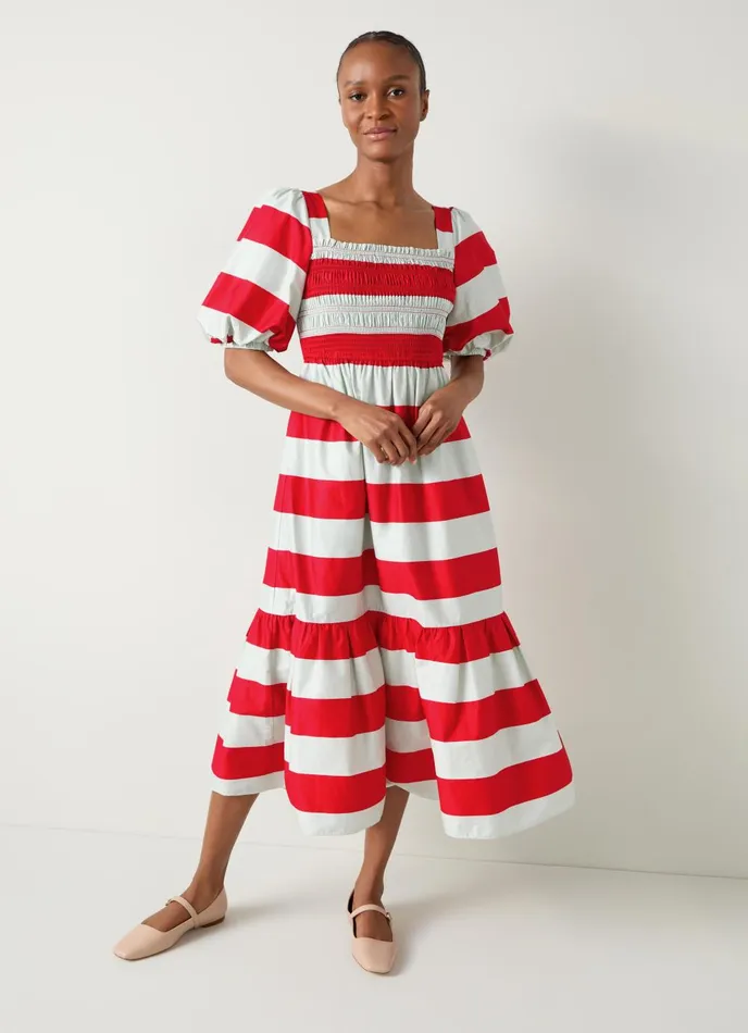 Dresses Women LKBennett Ruby Stripe Print Dress Multi