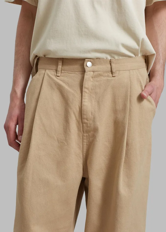Drew Denim Pants 8211 Beige WomenMen The Frankie Shop Clothing