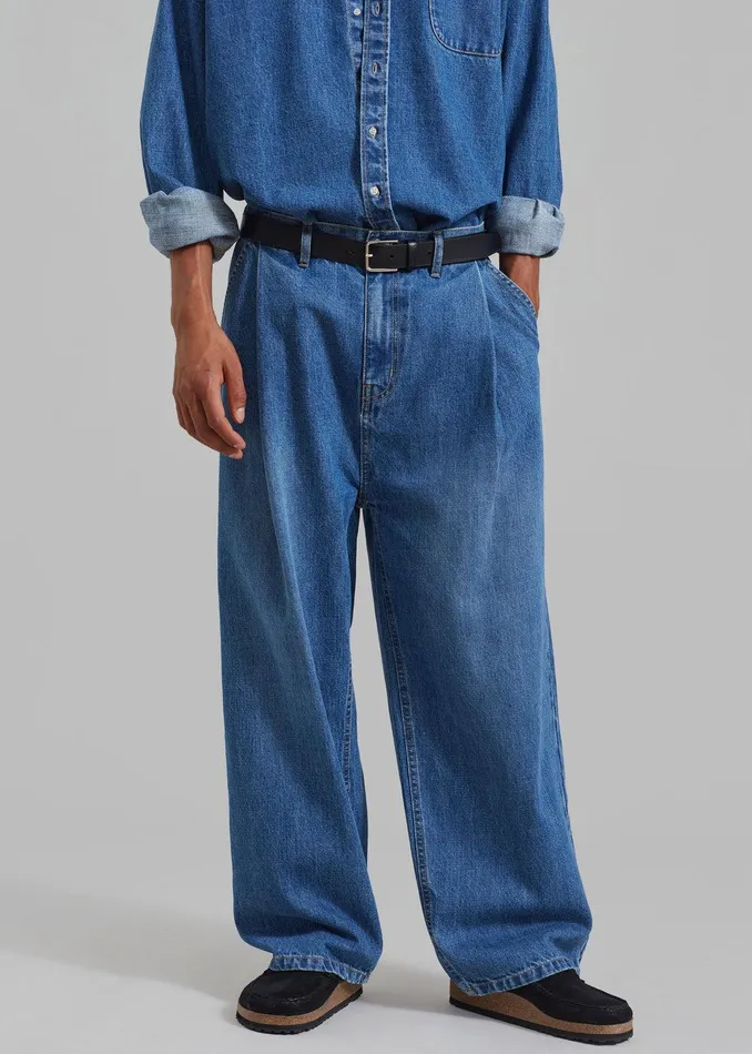Drew Denim Pants 8211 Medium Wash Men The Frankie Shop Clothing