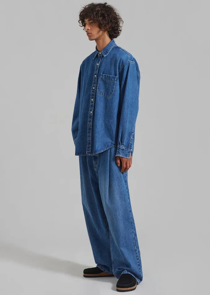 Drew Denim Pants 8211 Medium Wash Men The Frankie Shop Clothing