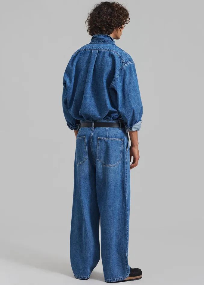 Drew Denim Pants 8211 Medium Wash Men The Frankie Shop Clothing