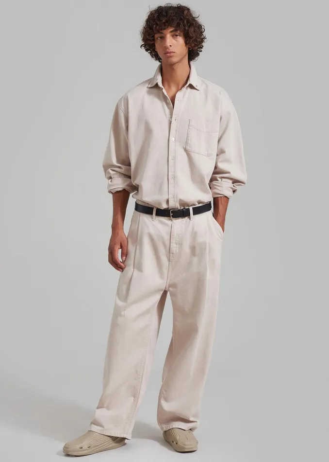Drew Denim Pants 8211 Natural Men The Frankie Shop Clothing