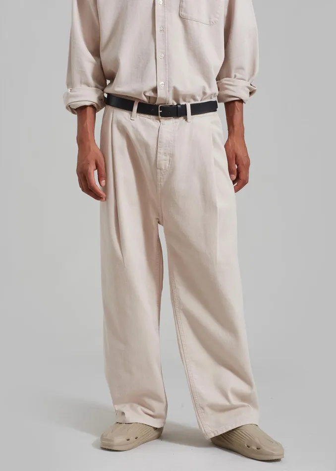 Drew Denim Pants 8211 Natural Men The Frankie Shop Clothing