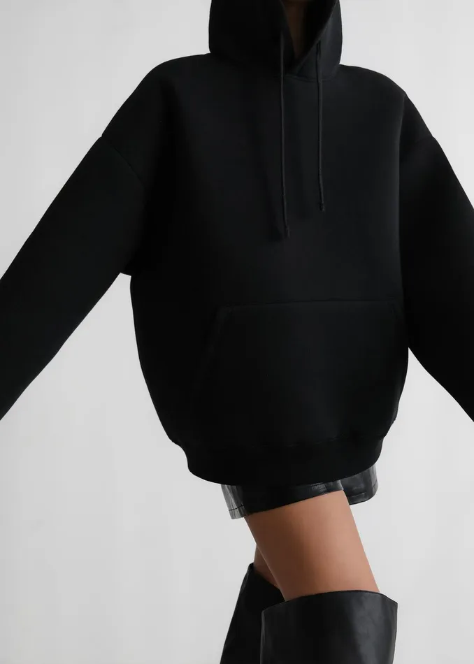 Easton Oversized Hoodie 8211 Black Women The Frankie Shop Clothing